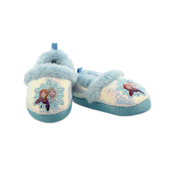 NEW Disney Frozen II Anna Elsa Slipper shoes for Girls Size 5-6